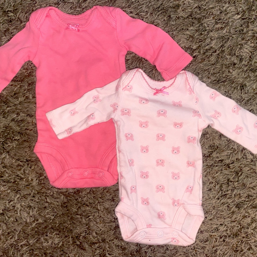 2 preemie onesies